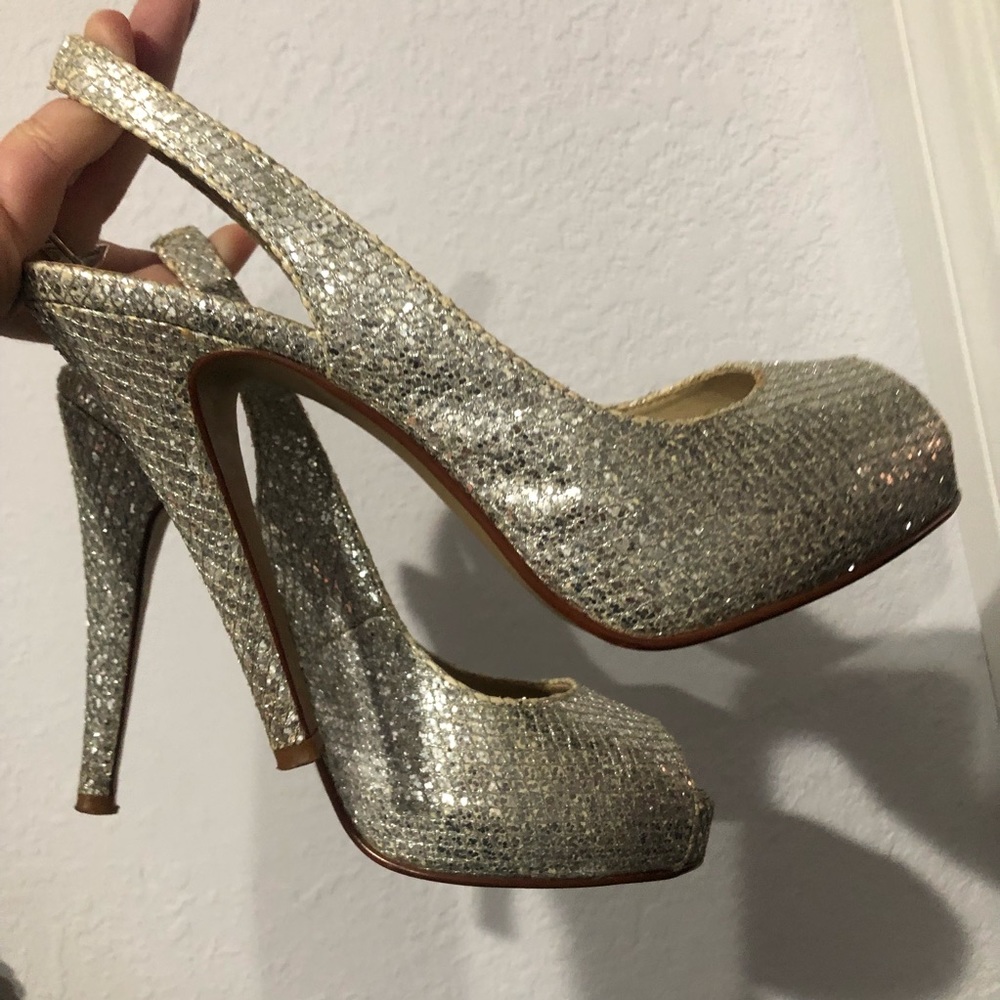 Silver heels